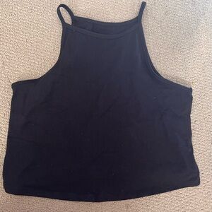 Torrid Black Cotton Blend Top